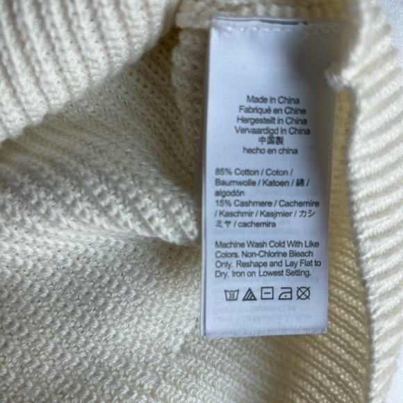 J.Crew cotton & cashmere blend knit v-neck cardigan - Picture 2 of 6